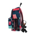 thumbnail image 4 of FORMRS Kids School Backpack with Front Zippered Pocket 12" Student Travel Daypack, Navy Blue Stripes, 4 of 6