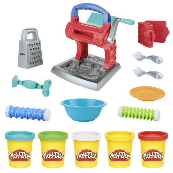 Play-Doh Kitchen Creations Noodle Party Playset with 5 Non-Toxic Play-Doh Colors, for Ages 3