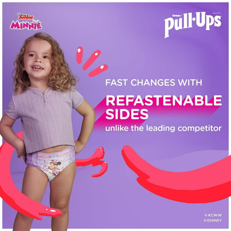 Huggies Pull Ups Learning Designs Big Pack, 4T-5T Girl, 40 Count, Packaging  May Vary : : Baby
