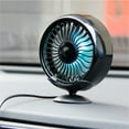 thumbnail image 5 of Car Fan USB Powered - Powerful 3 Speed, Portable Cooling Clip Fan for Car Vent, Quiet Brushless Motor, 360 Degree Rotatable, Air Circulation for Vehicle, Van, Truck, SUV, RV, 5 of 6