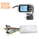 thumbnail image 2 of Controlador para Bicicleta EléCtrica Controlador para Scooter EléCtrico 124DX 24V/36V/48V 500W Controlador Sin Escobillas con Panel de Pantalla LCD, 2 of 9