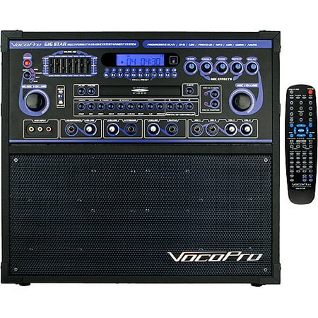 VocoPro Gig-Star 100 Watt Pro Karaoke Jam-Along System with Vocal Cancellation