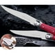 thumbnail image 3 of Cuchillos con Mango Ergonómico LaguioleRed 5 pza 23 cm Carmesí Acero Inoxidable Cuchillo para carne., 3 of 3