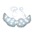 thumbnail image 2 of Accesorio de disfraz de de ángel iluminadas, vestido de ángel, hada, accesorio LED, PP, adecuado para niños, cumpleaños, juego de rol, Halloween, Luz blanca S de 3 piezas, 2 of 8