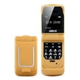 thumbnail image 1 of J9 0.66" Mini Filp Mobile Phone Wireless Bluetooth 3.0 Dialer Hands Free Headset Cellphone, 1 of 8