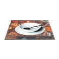 thumbnail image 3 of Dinosaurs Drink Desk Lamb 12×18 inch Placemats Heat Resistant Washable Foldable Rectangular Placemats Set Decoration Indoor Outdoor for Kitchen Dining Table 4PCs, 3 of 8