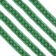 thumbnail image 1 of Cinta trenzada de 11 yardas, cinta de encaje trenzada de 0.7" de ancho para accesorios de costura de bricolaje, decoraciones para el hogar, Verde Navidad, 1 of 7