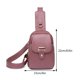 thumbnail image 3 of Bolso Bandolera Bolso Cruzado Sencillo Para Mujer, Riñonera, Bolsos De Mensajero A La Moda, Bolsillos En La Cintura Del Pecho, 3 of 5