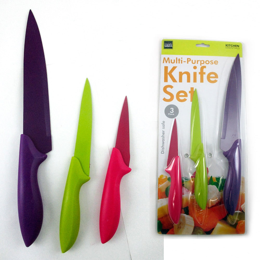 3 PC Daphyla Stainless Steel Kitchen Knife Set – R & B Import