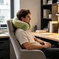 thumbnail image 4 of Gumesh U Shaped Travel Neck Pillow, Soft Plush Pillow for Sleeping, Skin Friendly, Breathable with Anti Releasing Buckle, Great for Office Nap, 4 of 6