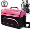 thumbnail image 4 of Cosmetics Beauty Styling Bag Multi-functional Hair Makeup Salon Hairdresser Toiletry Organizer Tool Hairdressing Case with Strap Black, 4 of 6