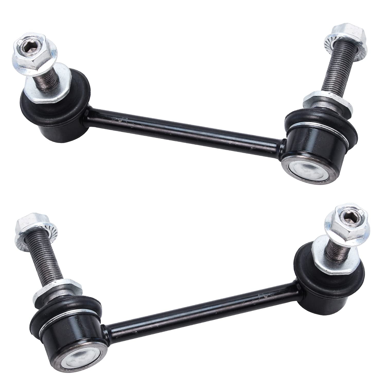Detroit Axle - 10pc Front End Suspension Kit for 2003-2009 Toyota 4Runner FJ Cruiser Lexus GX470 2004 2005 2006 2007 2008, 4 Upper Lower Control Arms Ball Joints 4 Inner Outer Tie Rods 2 Sway Bars