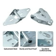 thumbnail image 2 of Home Master Hardware Paquete de 4 bisagras para puerta de garaje, acero de calibre 14 resistente #1 con acabado galvanizado, reemplazo de puerta de garaje residencial/comercial ligero, 2 of 8