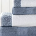 thumbnail image 2 of Modern Threads Filigree Jacquard Border Swirls 6-Piece Towel Set, 2 of 5