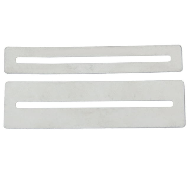 Juego De 2 Protectores De Diapasón De Guitarra - Ancho Y - Acero Inoxidable Plata Yuyangstore Preocuparse