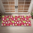 thumbnail image 2 of Red Christmas Decoration Pattern Door Rugs,Washable Non Slip Door Mats Indoor,Decorative Door Mats,Entry Mat Indoor for Entrance,Bedroom,Kitchen,Bathroom,16"x47", 2 of 6