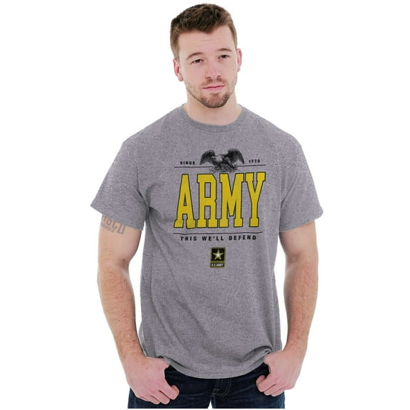 US Army Logo This We'll Defend Eagle Men's Graphic T Shirt Tees Brisco Brands S