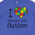 thumbnail image 4 of Inktastic I Heart Someone With Autism Youth T-Shirt, 4 of 5