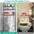 3 Tier over the Toilet Rack iMounTEK Bathroom Organizer Free Standing