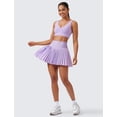thumbnail image 4 of Falda CRZ YOGA Deportiva Plisada de Cintura Alta Lila Talle S, 4 of 5