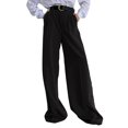 thumbnail image 3 of iHPH7 Wide Leg Pants Woman Wide Leg Trousers Women Palazzo Pants for Women Lounge Wear for Women Wide Leg Pull On Pants for Women Gaucho Pants for Women Elastic Waist Pants for Women Black L, 3 of 9