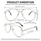 thumbnail image 3 of Gafas de lectura bifocales SOPHILY Aviator, paquete de 3 unidades con aumento 3.0, 3 of 6