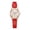 Red, variant on Women’s Cat Dial Quartz Watch, Slim Faux Leather Strap, Whimsical Analog Wristwatch For Everyday Wear And Youthful Style