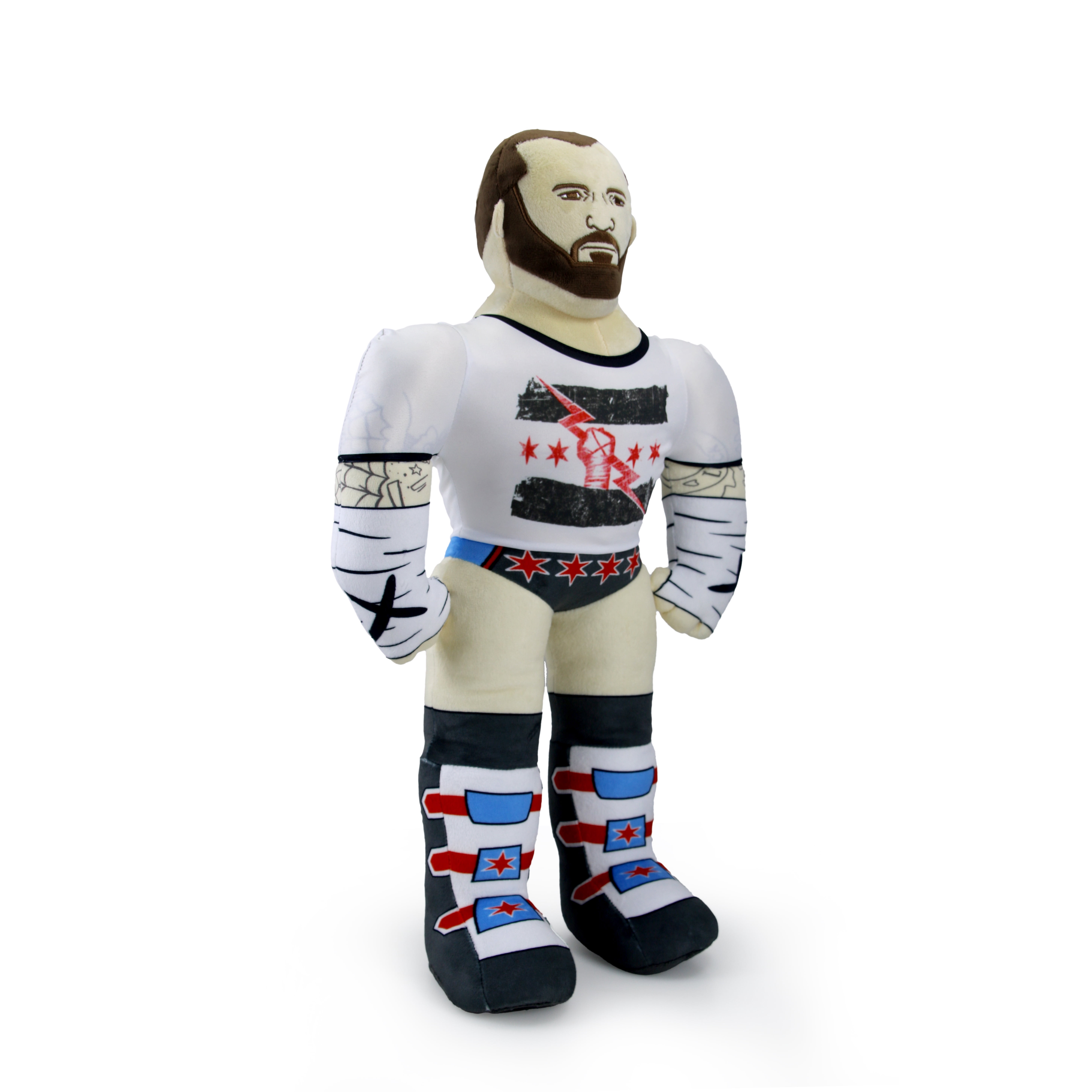 WWE 23" Full Body Plush "CM Punk", Stuffed Action Figure, Children Ages 3+