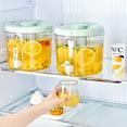 thumbnail image 4 of 1 Gallon Large Capacity Cold Water Removable Infuser Tea Jar for Outside Beverage Dispenser Airtight and Leakproof Commercial Drink Dispenser for Parties for Lemonade, Juice, Sangria, Iced Tea, 4 of 5