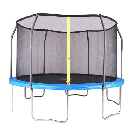 Airzone 14 Trampoline With Safety Enclosure Blue Walmart Com Walmart Com