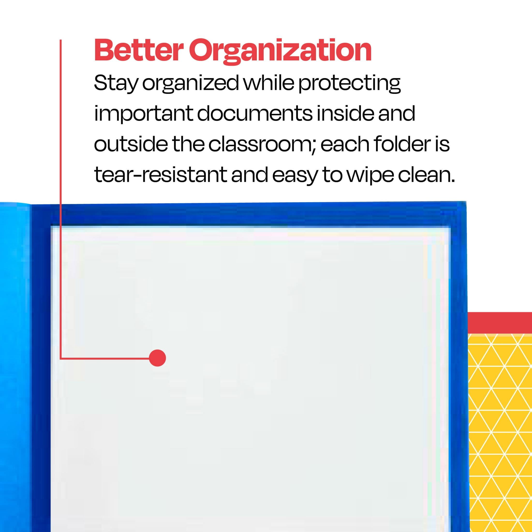 Take Home Folder, Blue, Set of 24
