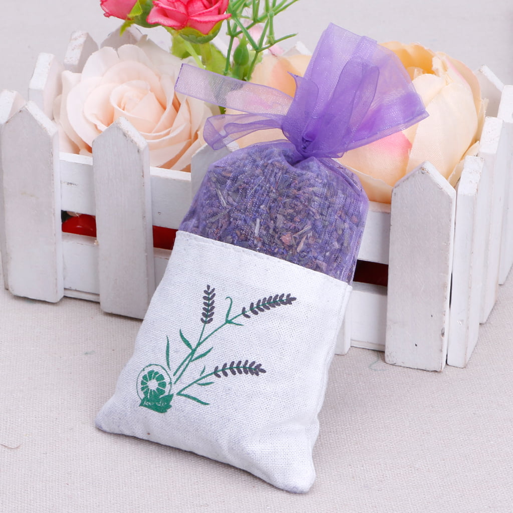 Bud Lavender Dried Flower Sachet Bag Aromatherapy Aromatic Air Refresh Natural 