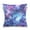 Purple, variant on Brightly Glittering Shiny Galaxy Throw Pillow Covers Couch Pillowcases Decor for Bed Sofa 18" x 18"