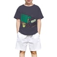 thumbnail image 4 of Huowey Boys Toddler Funny Graphic Tee Top Short Sleeve Lightweight Crewneck Cute Cartoon Print Loose Fit Everyday Tees Comfortable Fit Summer Base T Shirts Sofr Kids Clothes,6-7 Years, 4 of 4