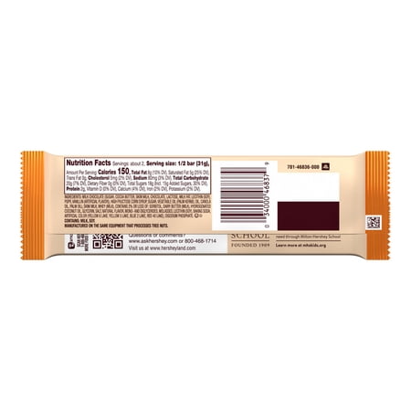 HERSHEYS SALTED CARAMEL CREME (MILK CHOCOLATE WITH SALTED CARAMEL CREME FILLING) KING SIZE BAR