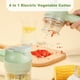 thumbnail image 3 of Cortador de Verduras Eléctrico Portátil 4 en 1, Miniprocesador de Alimentos Inalámbrico con Limpieza de un Solo Toque., 3 of 5