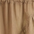 thumbnail image 3 of Park Designs Sturbridge Ticking Ruffle Black Swag 72" x 36", 3 of 3