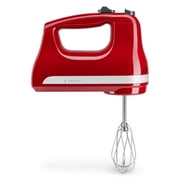 خلاط يدوي KitchenAid Ultra Power 3 سرعات، أحمر إمبراطوري، موديل KHM312ER