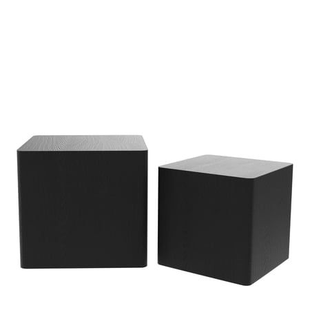 CoSoTower MDF Nesting table/side table/coffee table/end table for living room, office, bedroom Black