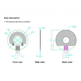 Thin Film Pressure Sensor High Sensitivity Quick Response Resistive
