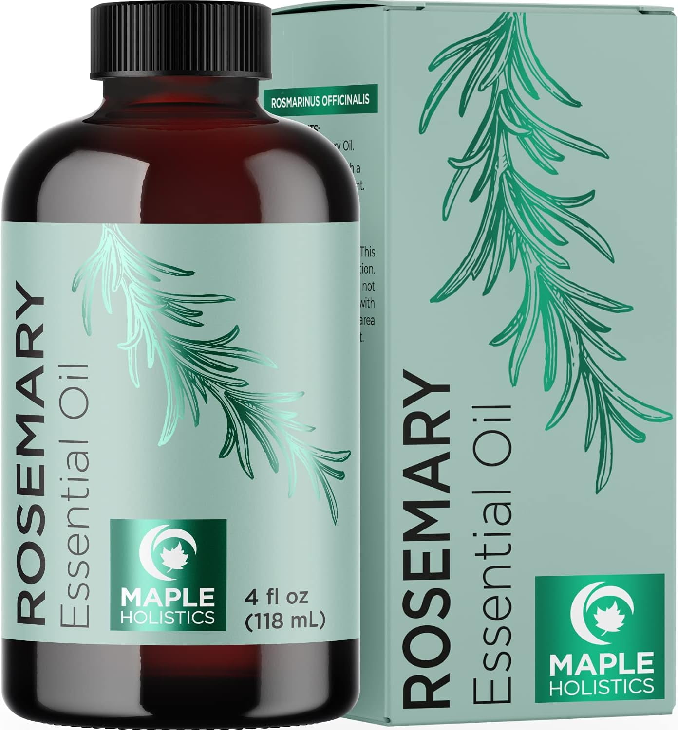 Maple Holistics Aromatherapy Essential Oils Set for Diffuser - Pure  Lavender and Rosemary Oils for Hair Skin and Nails