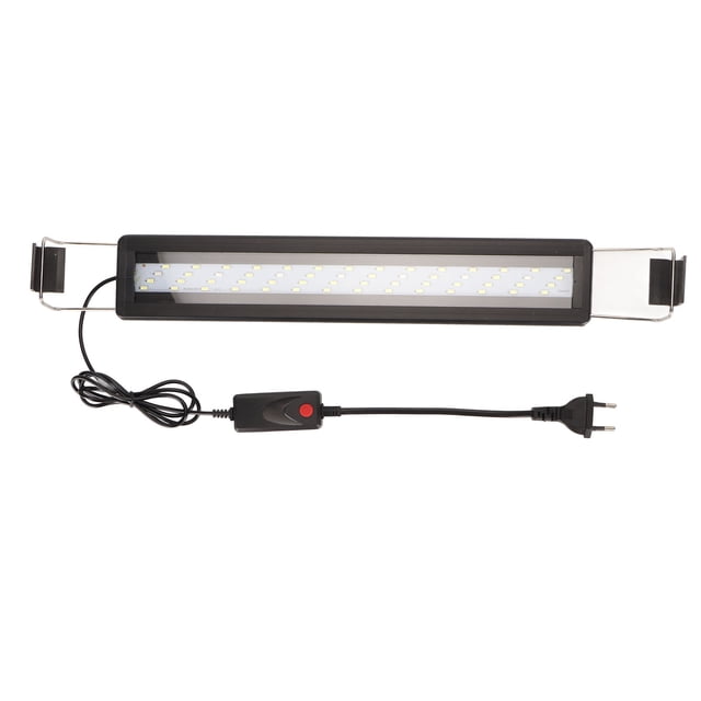 Luz LED para acuario, disipación de calor de PVC, luz para pecera de alto color, para plantas, 220V, enchufe europeo