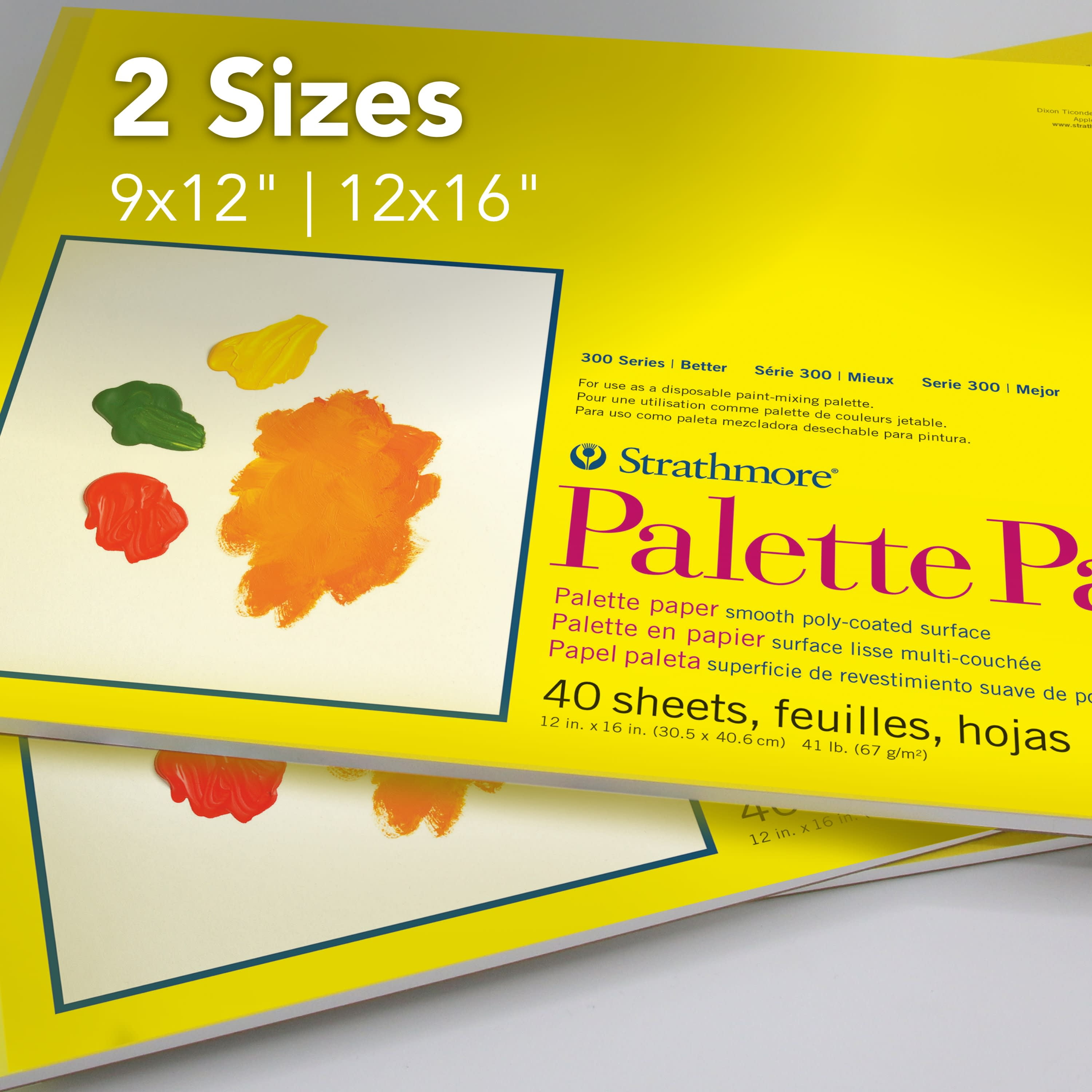 Strathmore Palette Paper Pad 12X16-41lb 40 Sheets 