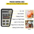 thumbnail image 4 of KFFKFF Commercial Slushy Machine 10L Margarita Frozen Drink Maker 500W Automatic Clean Day and Night Modes for Supermarkets Cafes Restaurants Snack Bar, Sliver, 4 of 8