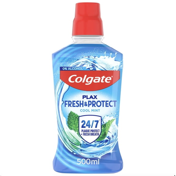 Colgate Plax Cool Mint Mouthwash for Fresh Breath, 500ml