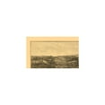 thumbnail image 3 of Historic Panoramic View - Walden New York - Burleigh 1887 - 38.09 x 23 - Vintage Wall Art, 3 of 5
