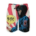 thumbnail image 2 of Gorillaz Men's Swim Trunks Board Shorts Drawstring Elastic Waist Quick Dry Swimsuits Beach Shorts with Pockets XL, 2 of 8