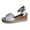 White, variant on Woman Shoes Clearance Retro S Open Toe Ankle Platform Wedges Shoes Ladies Roman Sandals Black