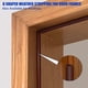thumbnail image 3 of Tira de Sellado para Puertas Protalwell de Silicona en Forma de D 6 m Marrón, 3 of 7