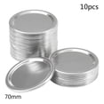 thumbnail image 4 of ✪ Canning Lids, Regular Mouth Mason Jar Lids And Bands, Stainless Steel Lids For Mason Jar Wide Mouth, Split-type Lids Leak Proof And Secure Canning Jar Caps, 10 Pack 86MM (Silver), 4 of 18